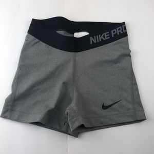 Nike Pro Dry-Fit spandex shorts.